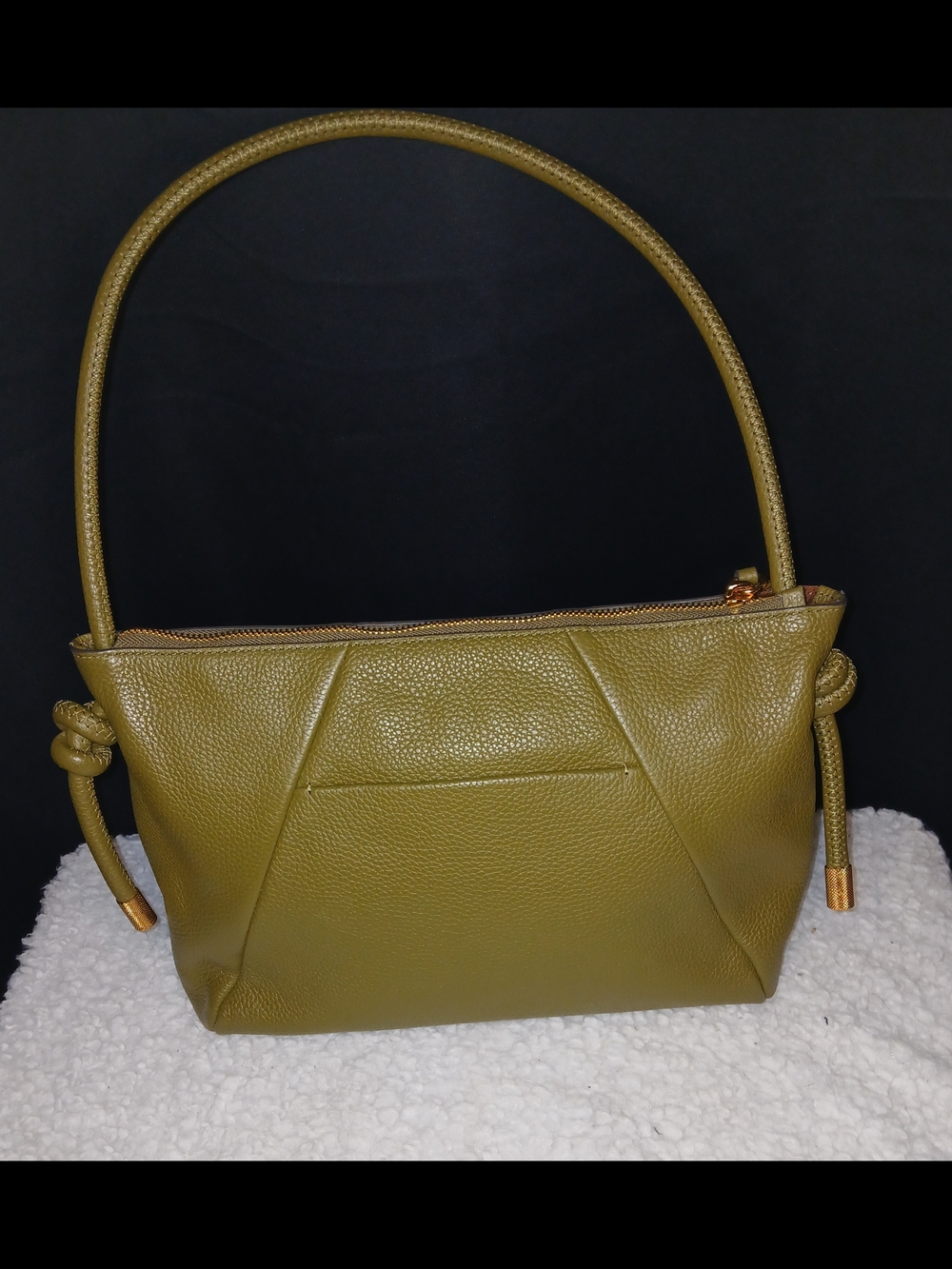 Fossil Olive Green Leather Shoulder Bag